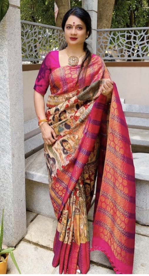 The drape is flawless and the look is stunning! - Vani Reddy's Look ...
